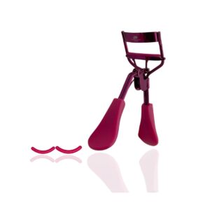 Lalano’s Cosmetics Wimpernzange Pink mit Wimpernpads, zentriert auf weißem Hintergrund