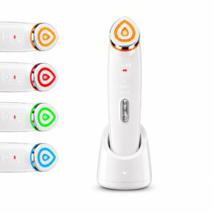 Gesichtsmassagegerät Lumina Glow 6-in-1 mit 4 Modi & 6 Technologien für straffere Haut – Lumina Glow mit Station und Modi