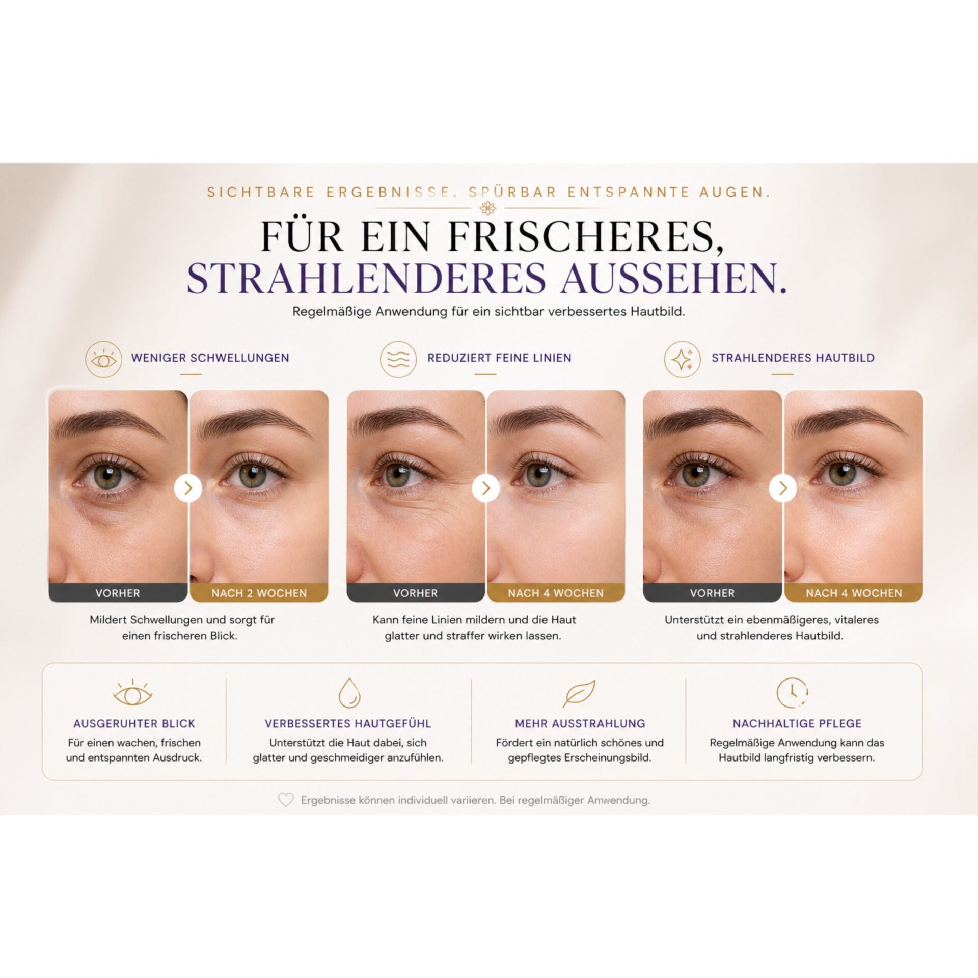 Massagegerät Lumiveo LED Augenmassage Brille mit 3 Lichtmodi, EMS & Vibration – mehrere Augenansichten
